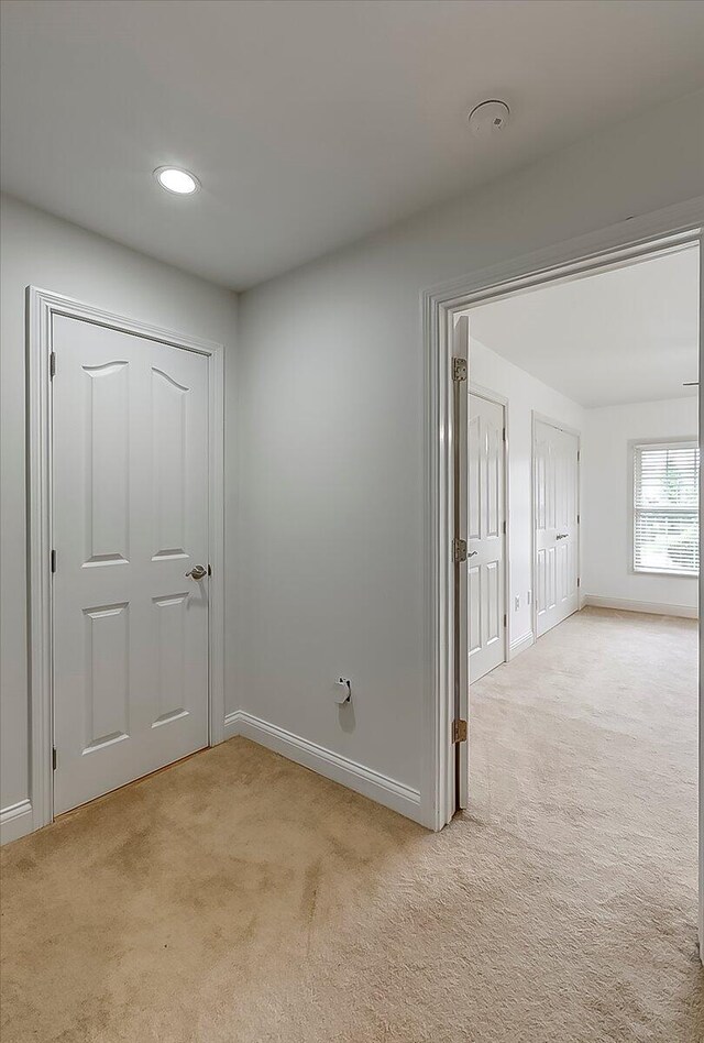 4172 Tradition Way, Lexington, KY 40509 - hallway featuring light colored carpet, baseboards, and recessed lighting