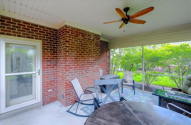 4172 Tradition Way, Lexington, KY 40509 - sunroom with ceiling fan