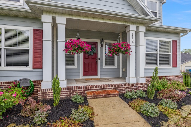 112 Woods Point Cir, Georgetown, KY 40324 - view of exterior entry featuring a porch