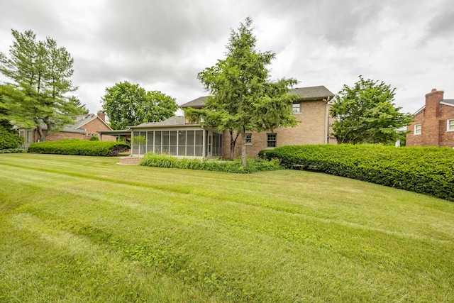 804 Old Dobbin Rd, Lexington, KY 40502 - view of green lawn featuring a sunroom