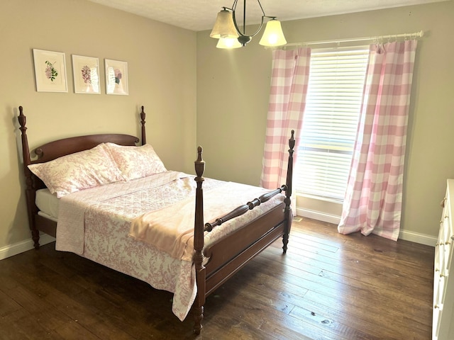 100 Cave Run Rd, Frankfort, KY 40601 - bedroom featuring dark wood-type flooring and baseboards