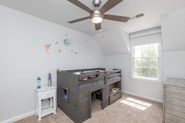 209 Juniper Dr, Nicholasville, KY 40356 - bedroom with baseboards, carpet flooring, and a ceiling fan