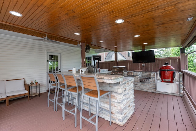 209 Juniper Dr, Nicholasville, KY 40356 - view of wooden deck