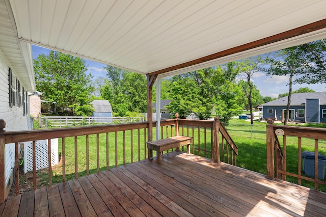 113 Alta Dr, Lawrenceburg, KY 40342 - view of deck