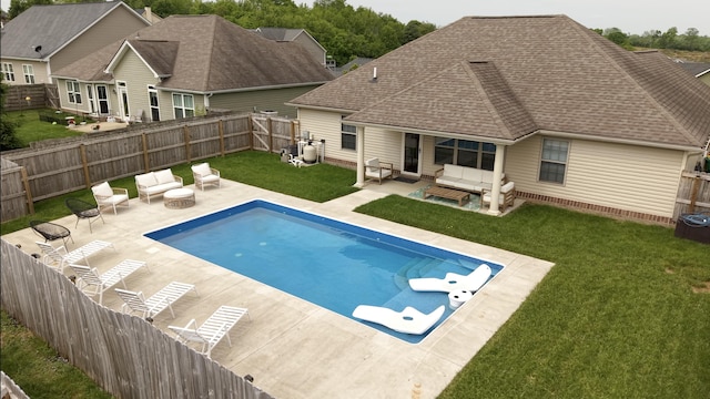 101 Dorset Ln, Winchester, KY 40391 - view of swimming pool with outdoor lounge area and a patio area