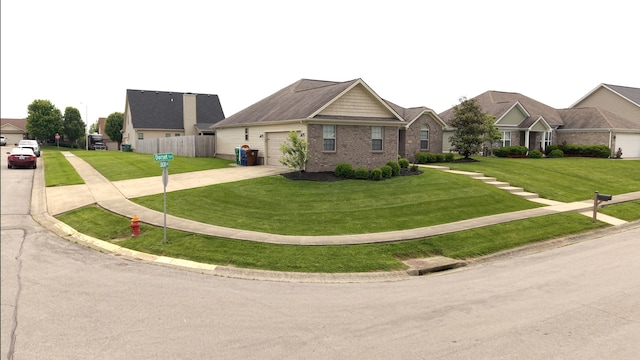 101 Dorset Ln, Winchester, KY 40391 - view of front of property featuring driveway, an attached garage, and brick siding
