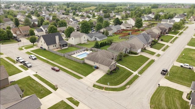 101 Dorset Ln, Winchester, KY 40391 - aerial perspective of suburban area featuring a pool