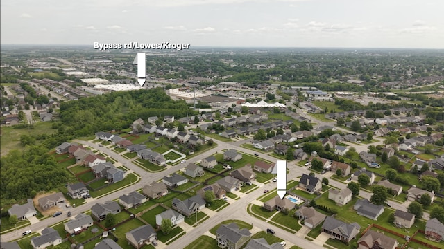 101 Dorset Ln, Winchester, KY 40391 - aerial view of property's location with nearby suburban area