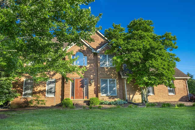 6011 Canonero Way, Versailles, KY 40383 - view of front of property featuring a front lawn and brick siding
