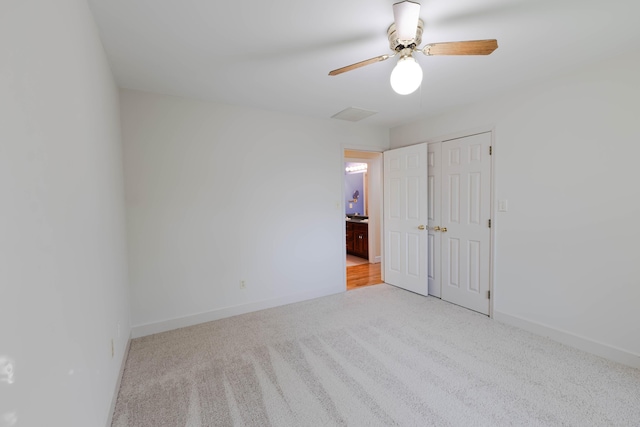 6011 Canonero Way, Versailles, KY 40383 - unfurnished bedroom with carpet floors, baseboards, and ceiling fan