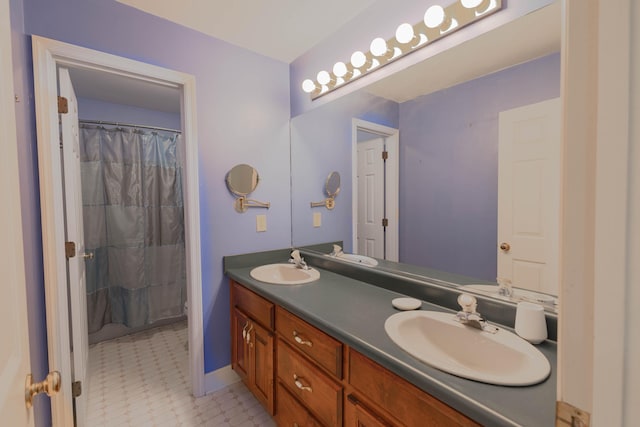 6011 Canonero Way, Versailles, KY 40383 - bathroom featuring double vanity and baseboards