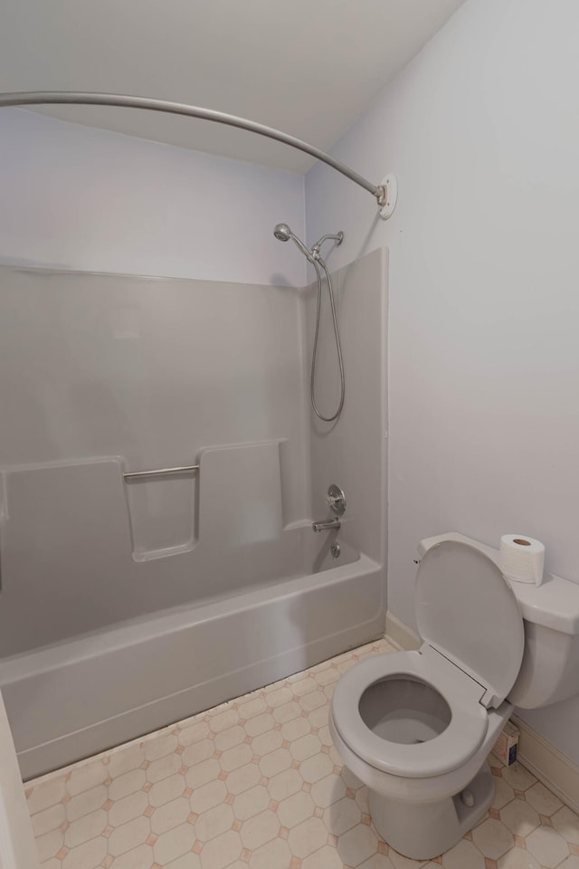 6011 Canonero Way, Versailles, KY 40383 - full bathroom featuring toilet, tile patterned floors, shower / tub combination, and baseboards