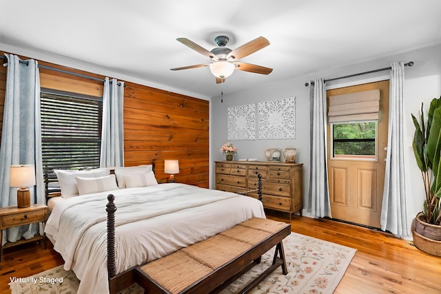 2849 Walnut Hill Rd, Lexington, KY 40515 - bedroom featuring light wood finished floors and ceiling fan