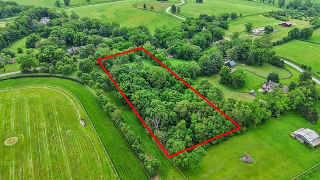 2849 Walnut Hill Rd, Lexington, KY 40515 - view of rural area with property boundaries highlighted