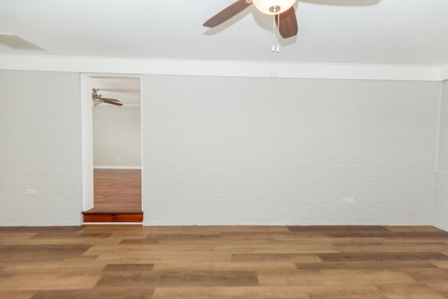 9412 Harrodsburg Rd, Wilmore, KY 40390 - spare room with a ceiling fan and wood finished floors