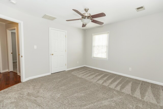 9412 Harrodsburg Rd, Wilmore, KY 40390 - carpeted spare room featuring ceiling fan and baseboards