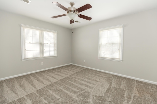 9412 Harrodsburg Rd, Wilmore, KY 40390 - unfurnished room with carpet flooring, a ceiling fan, and baseboards