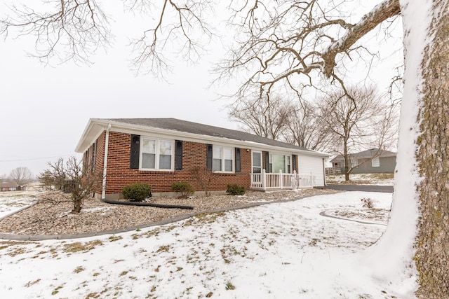 9412 Harrodsburg Rd, Wilmore, KY 40390 - single story home with brick siding and covered porch