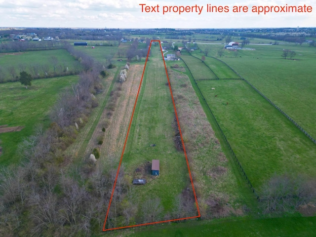 9412 Harrodsburg Rd, Wilmore, KY 40390 - view of rural area with property parcel outlined and agricultural land