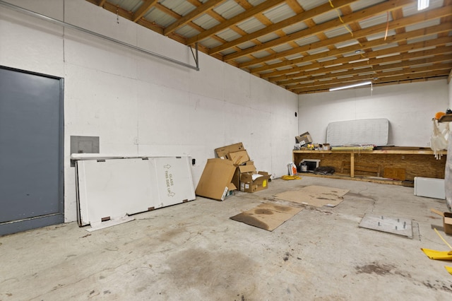225 Grover Back Rd, Rogers, KY 41365 - garage with a workshop area