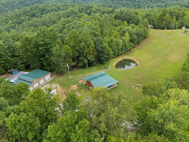 225 Grover Back Rd, Rogers, KY 41365 - bird's eye view of a forest and a nearby body of water