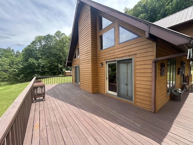 12430 E Ky-10, Quincy, KY 41166 - deck featuring a yard