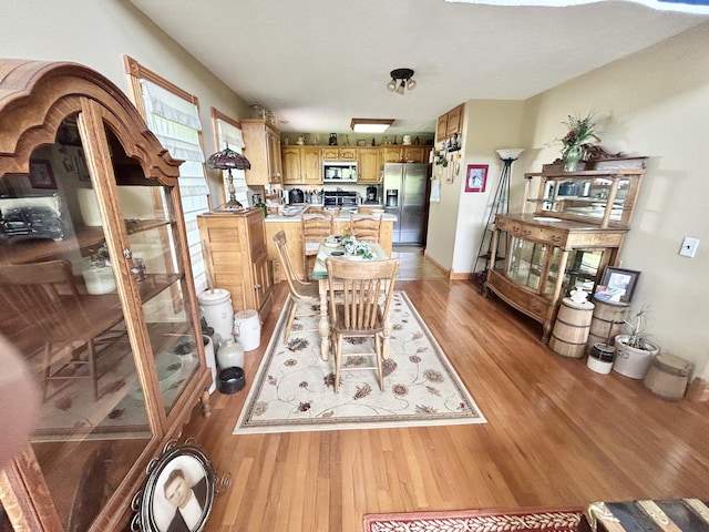 12430 E Ky-10, Quincy, KY 41166 - dining room with light wood-type flooring