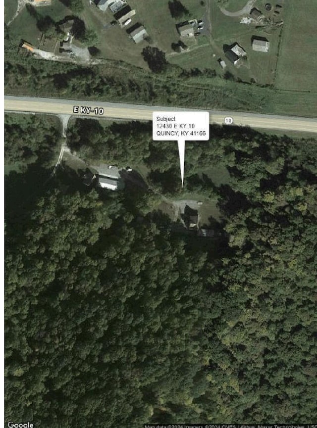 12430 E Ky-10, Quincy, KY 41166 - aerial map of property and surrounding area