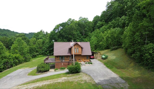 12430 E Ky-10, Quincy, KY 41166 - view of subject property with a heavily wooded area