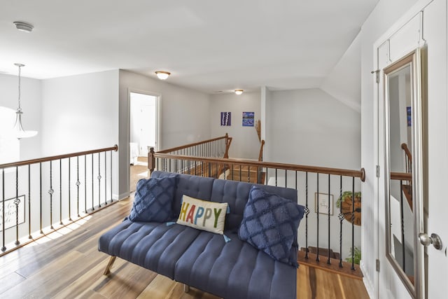 127 Schneider Blvd, Georgetown, KY 40324 - sitting room featuring wood finished floors and an upstairs landing