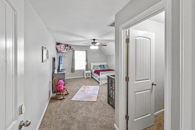127 Schneider Blvd, Georgetown, KY 40324 - bedroom with carpet, baseboards, and ceiling fan