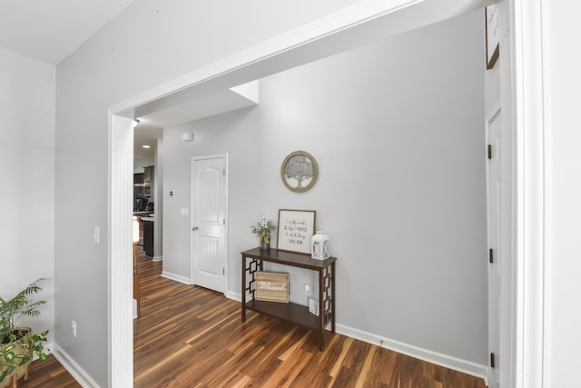 127 Schneider Blvd, Georgetown, KY 40324 - hall featuring wood finished floors and baseboards
