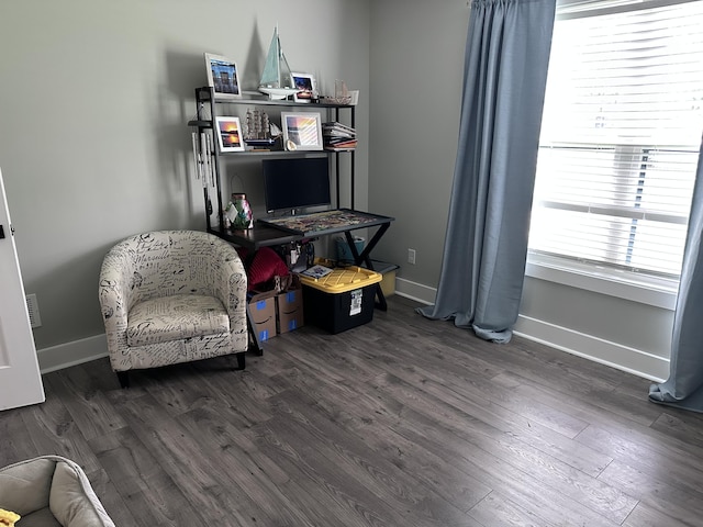 2042 Partridge Way, Richmond, KY 40475 - office area with wood finished floors and baseboards