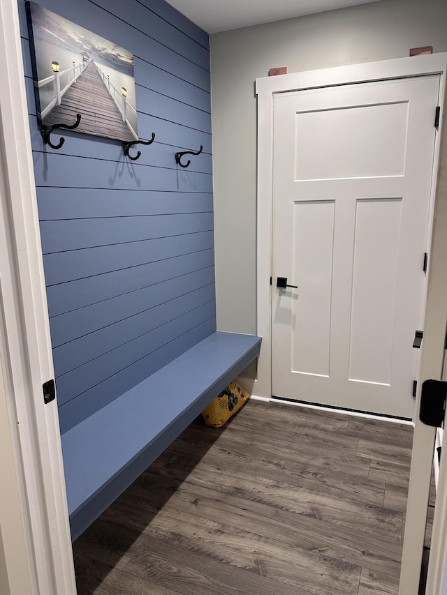 2042 Partridge Way, Richmond, KY 40475 - mudroom with wood finished floors and wood walls