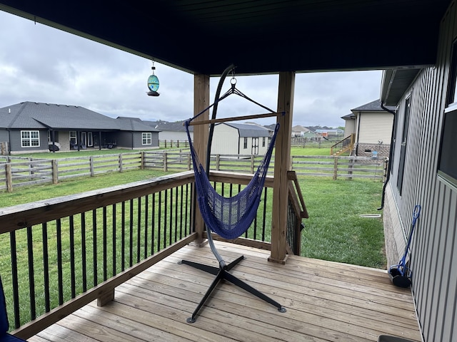 2042 Partridge Way, Richmond, KY 40475 - wooden terrace with a residential view