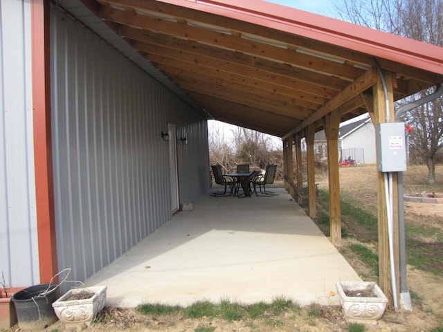 127 Circle St, London, KY 40744 - view of patio with an attached carport