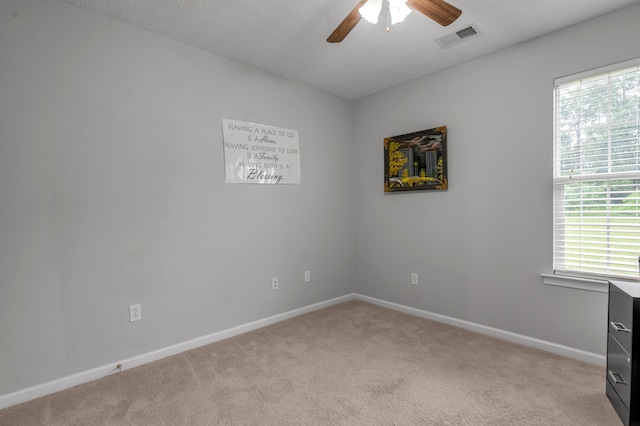 408 Joseph Bryan Way, Lexington, KY 40514 - empty room featuring light carpet, healthy amount of natural light, a ceiling fan, and baseboards