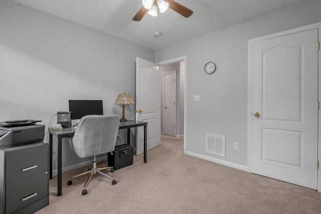 408 Joseph Bryan Way, Lexington, KY 40514 - carpeted office featuring ceiling fan and baseboards