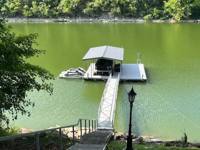 1990 Wells Landing Rd, Danville, KY 40422 - dock featuring a water view