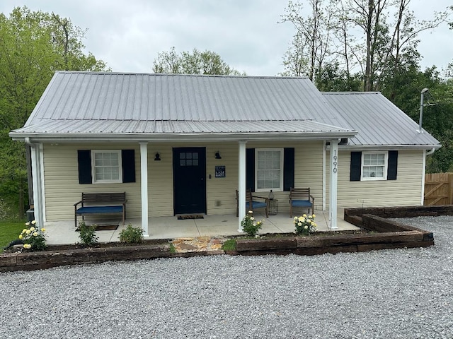 1990 Wells Landing Rd, Danville, KY 40422 - bungalow-style home with metal roof and covered porch