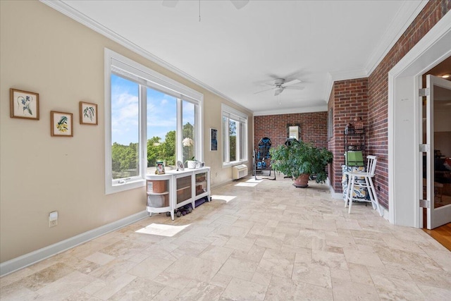 553 White Oak Rd, Stamping Ground, KY 40379 - sunroom with a wall mounted AC