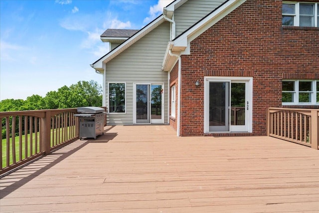 553 White Oak Rd, Stamping Ground, KY 40379 - wooden terrace featuring a grill