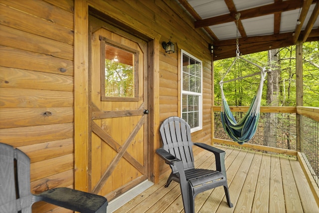 222 Muir Rd, Rogers, KY 41365 - view of wooden terrace