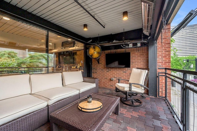 517 W Main St, Lexington, KY 40507 - view of patio / terrace featuring outdoor lounge area
