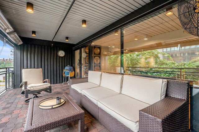517 W Main St, Lexington, KY 40507 - view of patio / terrace with an outdoor living space