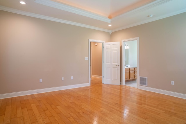 20 Walnut Hill Ct, Cynthiana, KY 41031 - empty room with light wood-type flooring, ornamental molding, recessed lighting, and baseboards