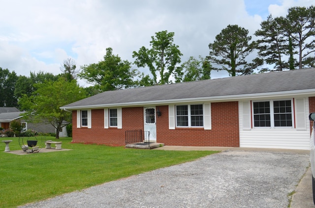 155 Greenfield Subdivision, Corbin, KY 40701 - ranch-style home featuring brick siding, a front lawn, and driveway