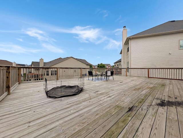 4663 Larkhill Ln, Lexington, KY 40509 - wooden deck featuring a residential view