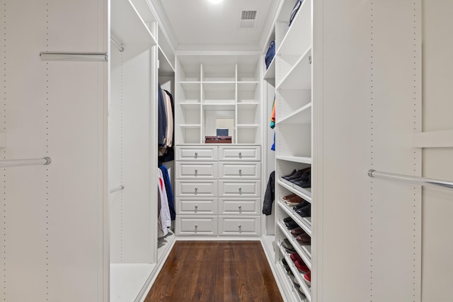 2293 Sunningdale Dr, Lexington, KY 40509 - spacious closet featuring dark wood-style flooring