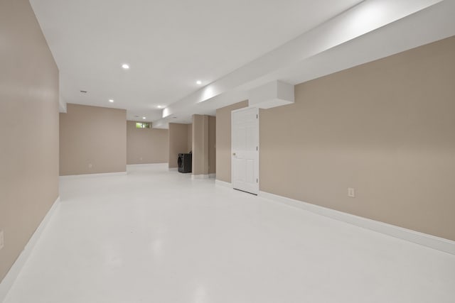 2293 Sunningdale Dr, Lexington, KY 40509 - finished below grade area with recessed lighting and baseboards